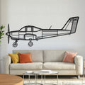 PA-38 Tomahawk Metal Aircraft Wall Art - NCP0240