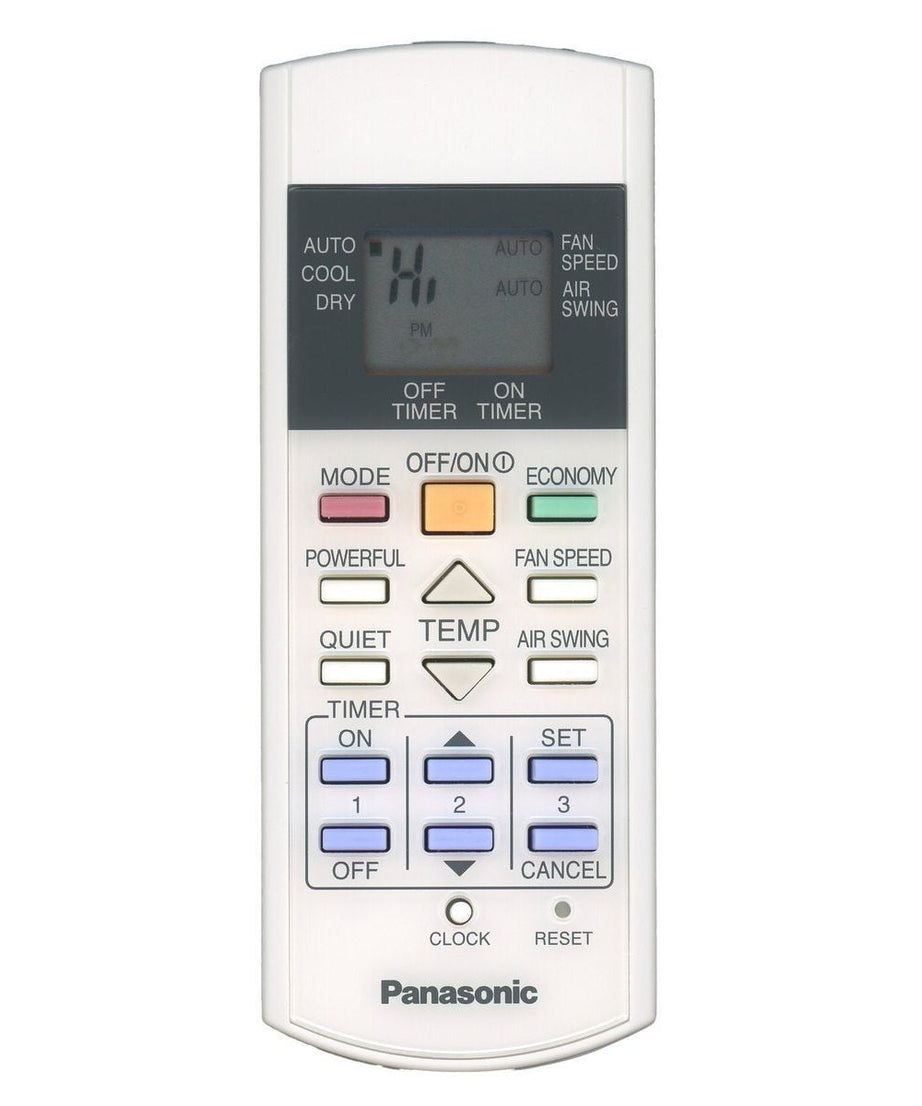 Panasonic CWA75C2598 Mini Split Air Conditioner Remote Control with LCD Screen | Thermostatic - CWA75C2598