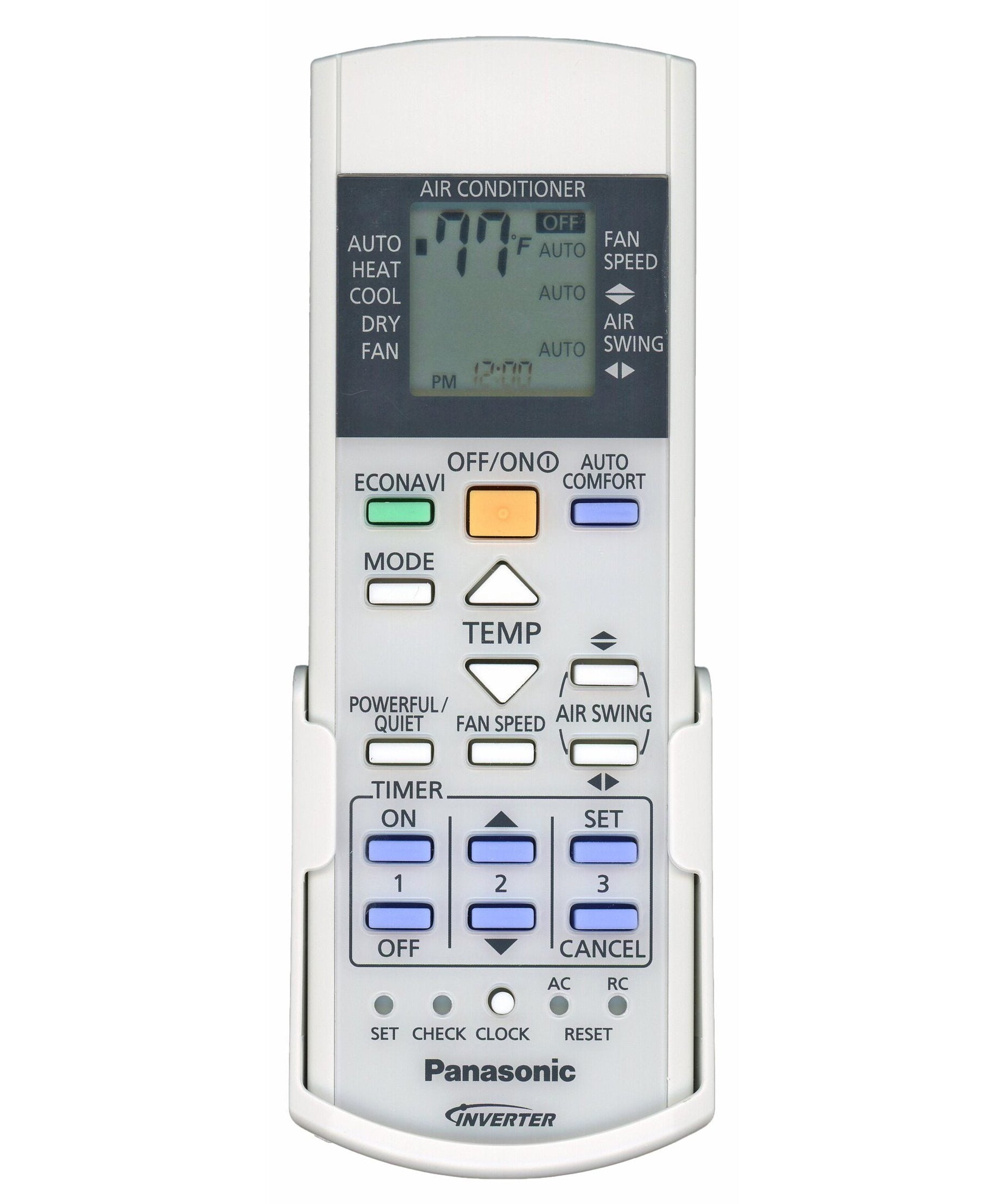 Panasonic A75C4569 mit Wandhalterung Klimaanlagen-Fernbedienung