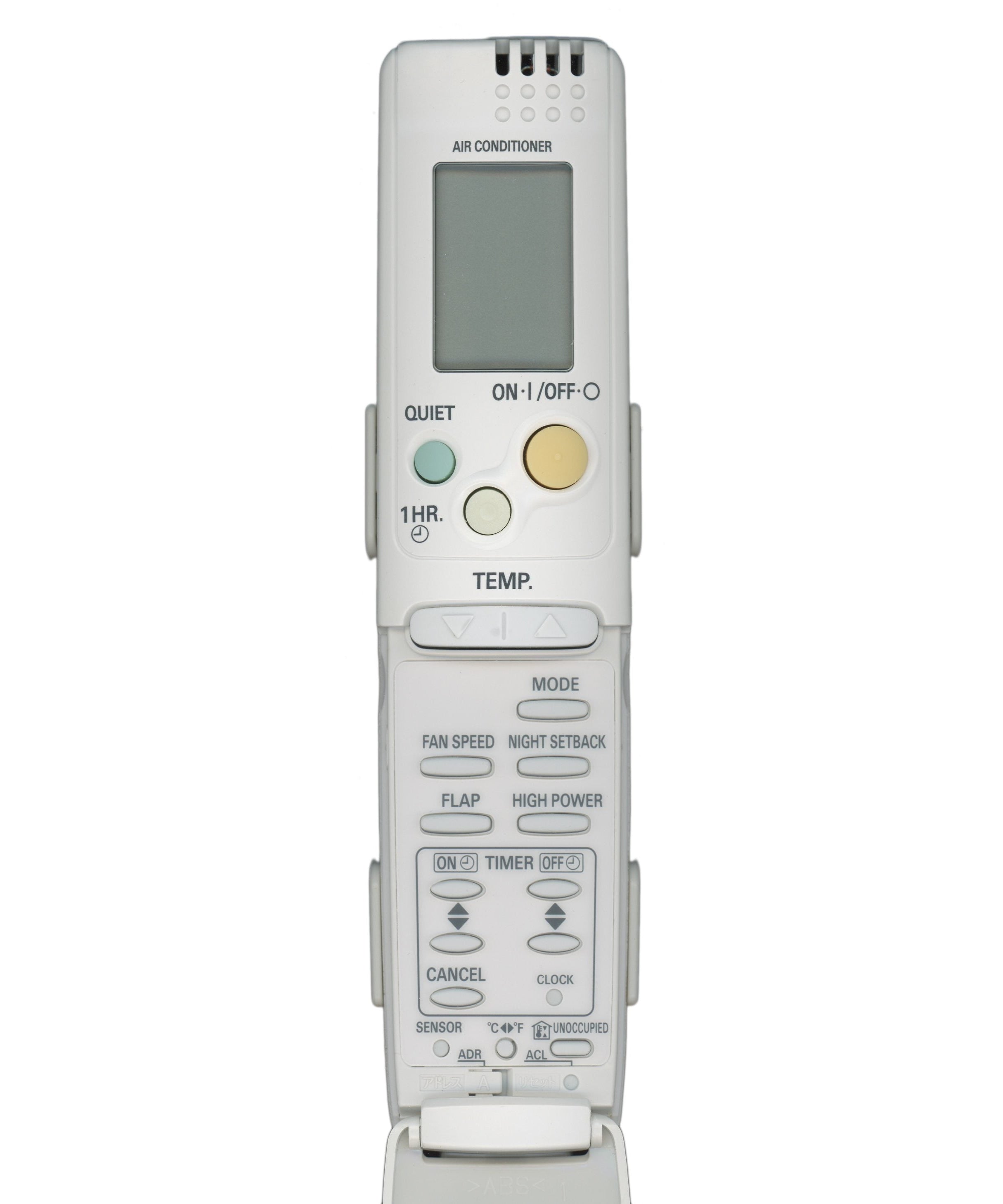 Panasonic CV6233187143 Klimaanlagen-Fernbedienung | Single-Split-Wandinnengerät | Thermostatische LCD-Anzeige | Wandhalterung inklusive - CV6233187143
