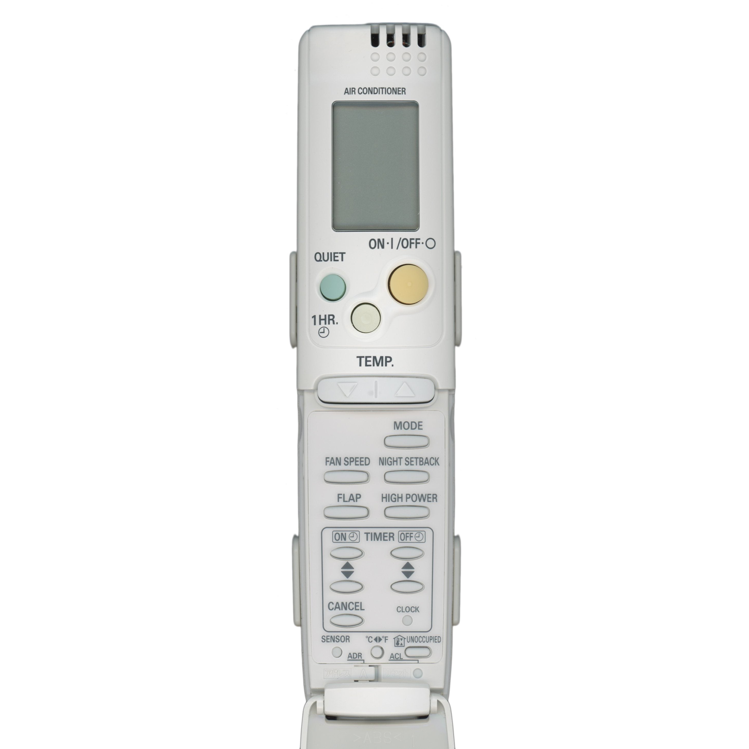 Panasonic CV6233187143 Klimaanlagen-Fernbedienung | Single-Split-Wandinnengerät | Thermostatische LCD-Anzeige | Wandhalterung inklusive - CV6233187143