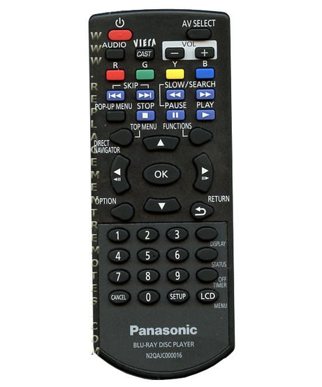 Panasonic N2QAJC000016 Blu-ray Remote Control