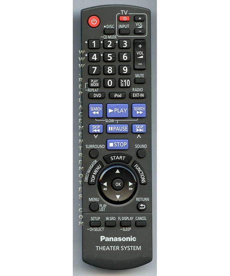 Panasonic N2QAYB000359 Home Theater Remote Control
