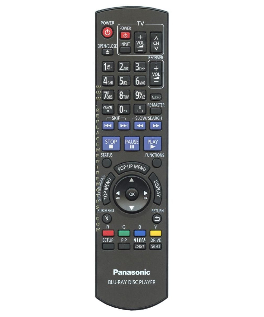 Panasonic N2QAYB000378 Blu-ray Remote Control