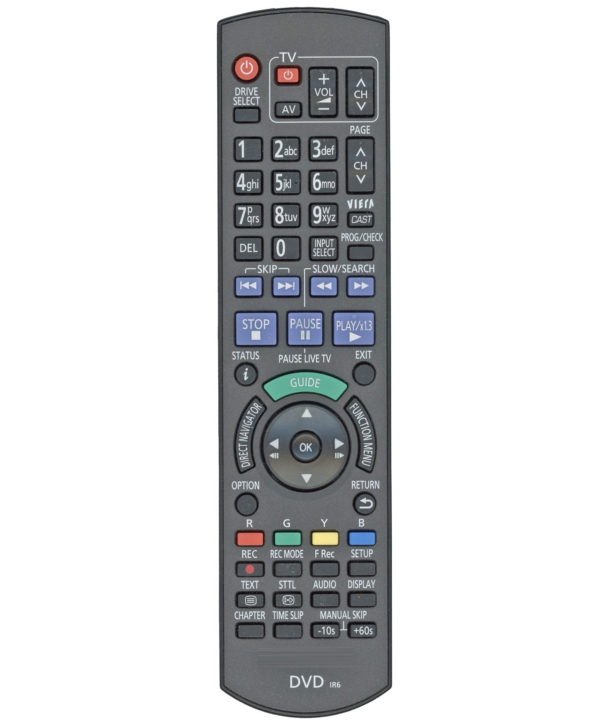 Panasonic N2QAYB000479 Blu-ray Remote Control