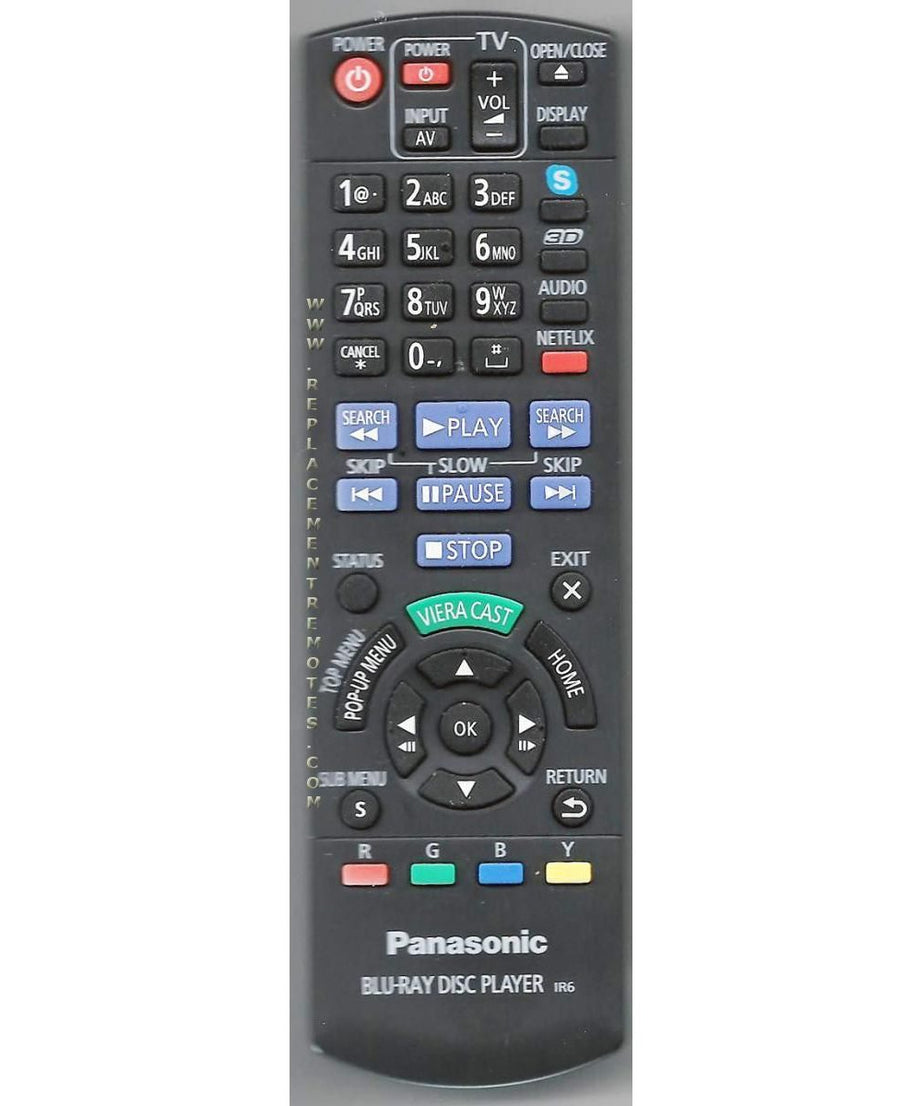 Panasonic N2QAYB000574 Blu-ray Remote Control