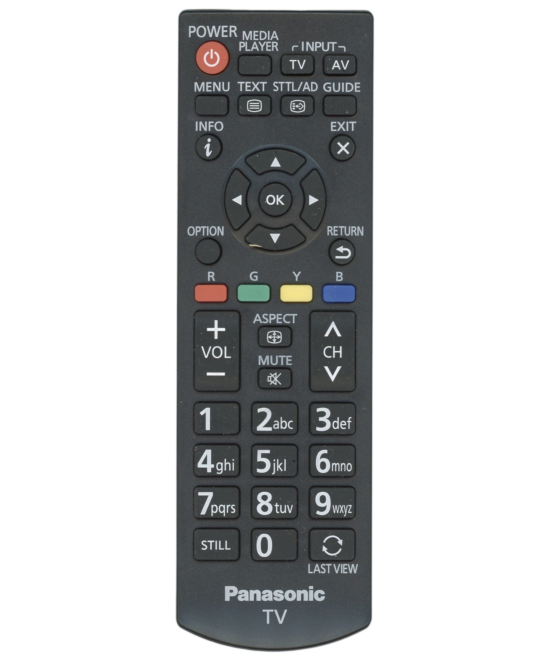 Panasonic N2QAYB000818 TV Remote Control