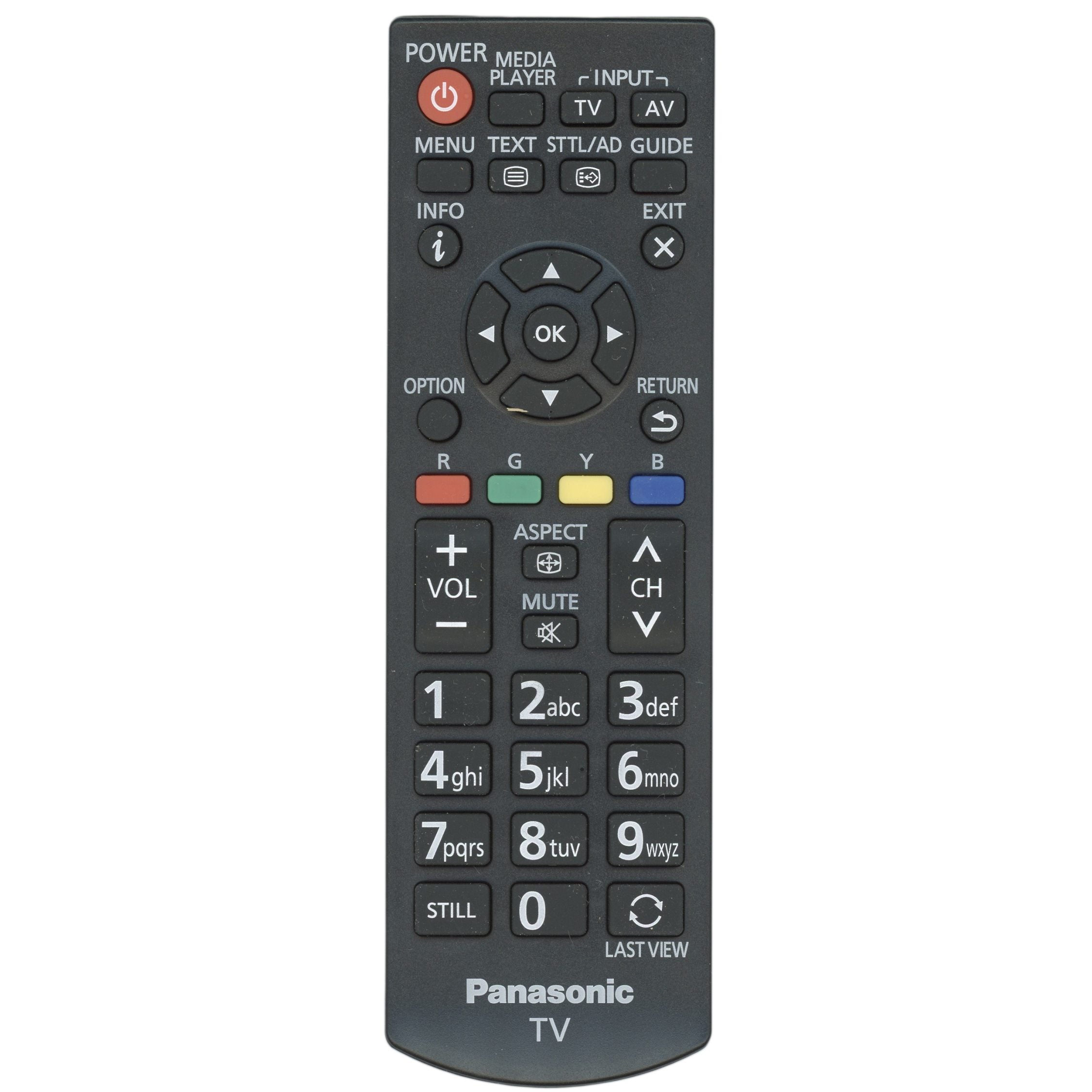 Panasonic N2QAYB000818 TV Remote Control