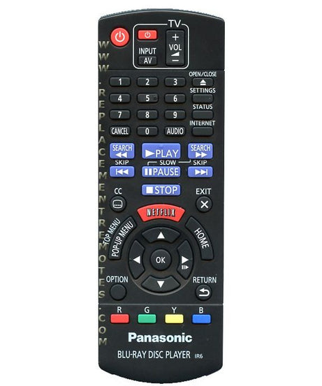 Panasonic N2QAYB000952 Blu-ray Remote Control