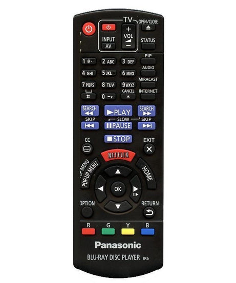 Panasonic N2QAYB000953 Blu-ray Remote Control - N2QAYB000953