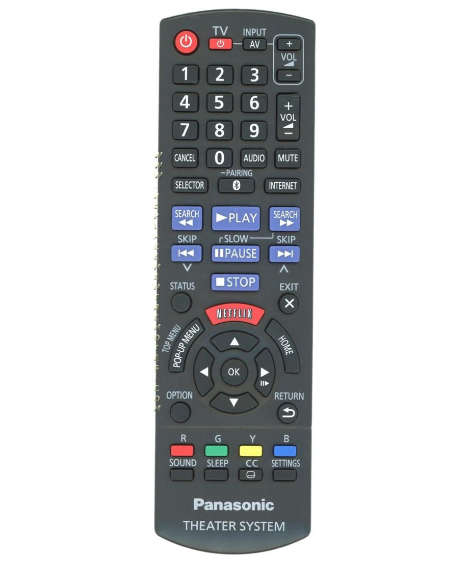 Panasonic N2QAYB000966 Blu-ray Home Theater Remote Control