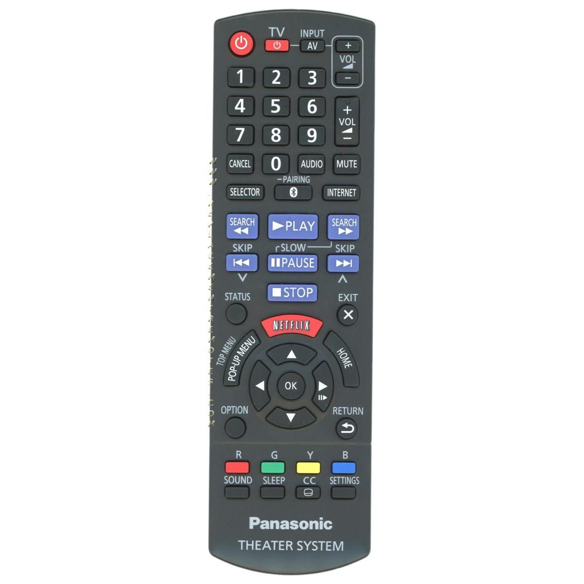 Panasonic N2QAYB000966 Blu-ray Home Theater Remote Control