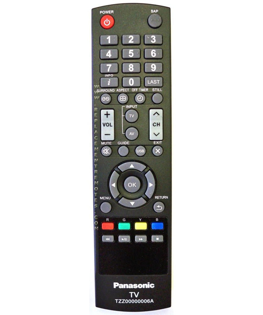Panasonic TZZ00000006A TV Remote Control