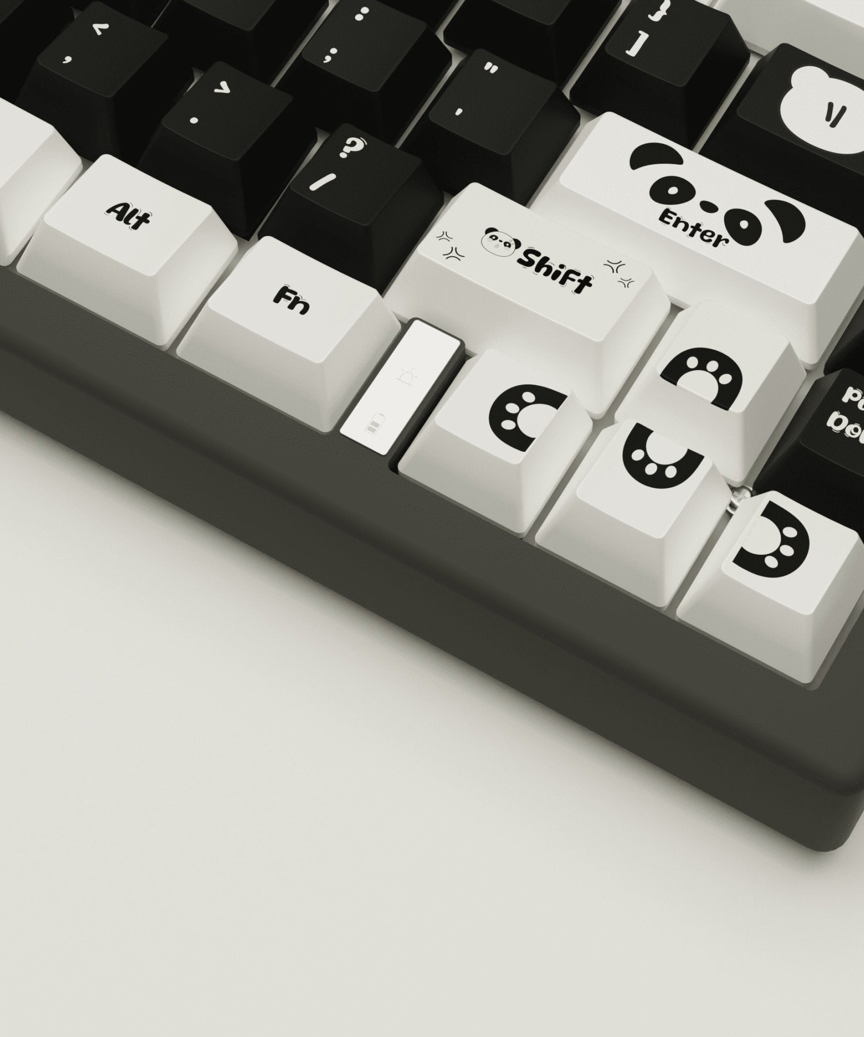 Panda Design Keycaps and Mechanical Keyboard