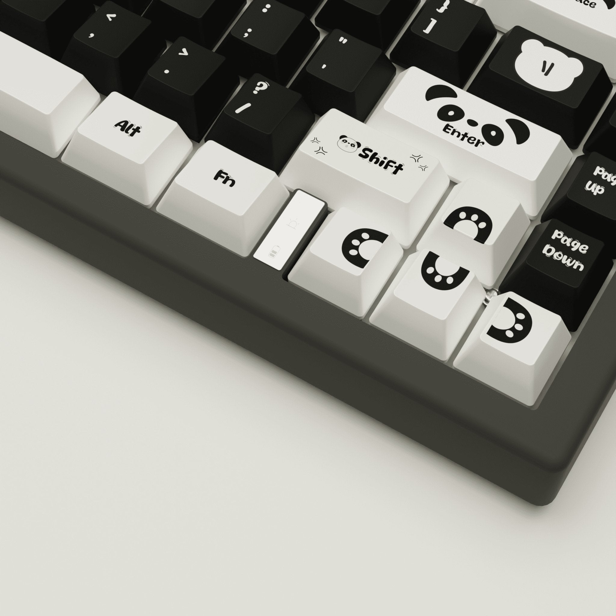 Panda Design Keycaps and Mechanical Keyboard