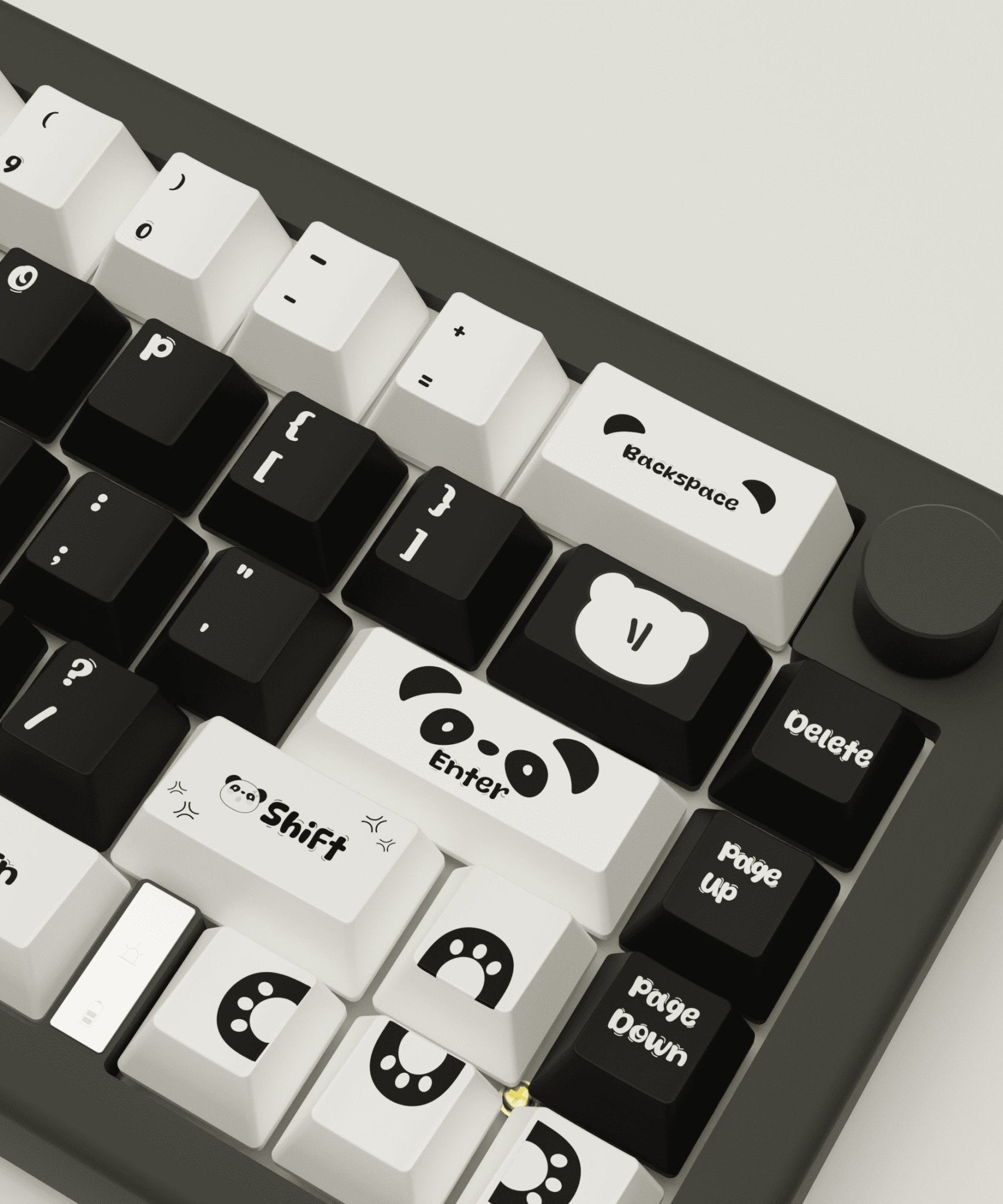 Panda Design Keycaps and Mechanical Keyboard