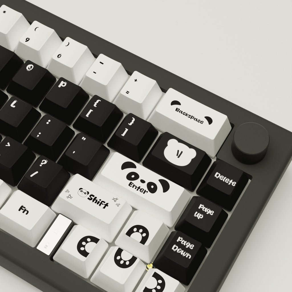 Panda Design Keycaps and Mechanical Keyboard