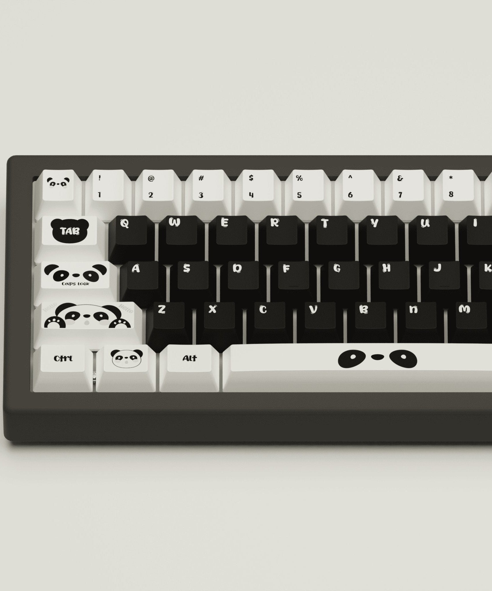 Panda Design Keycaps and Mechanical Keyboard