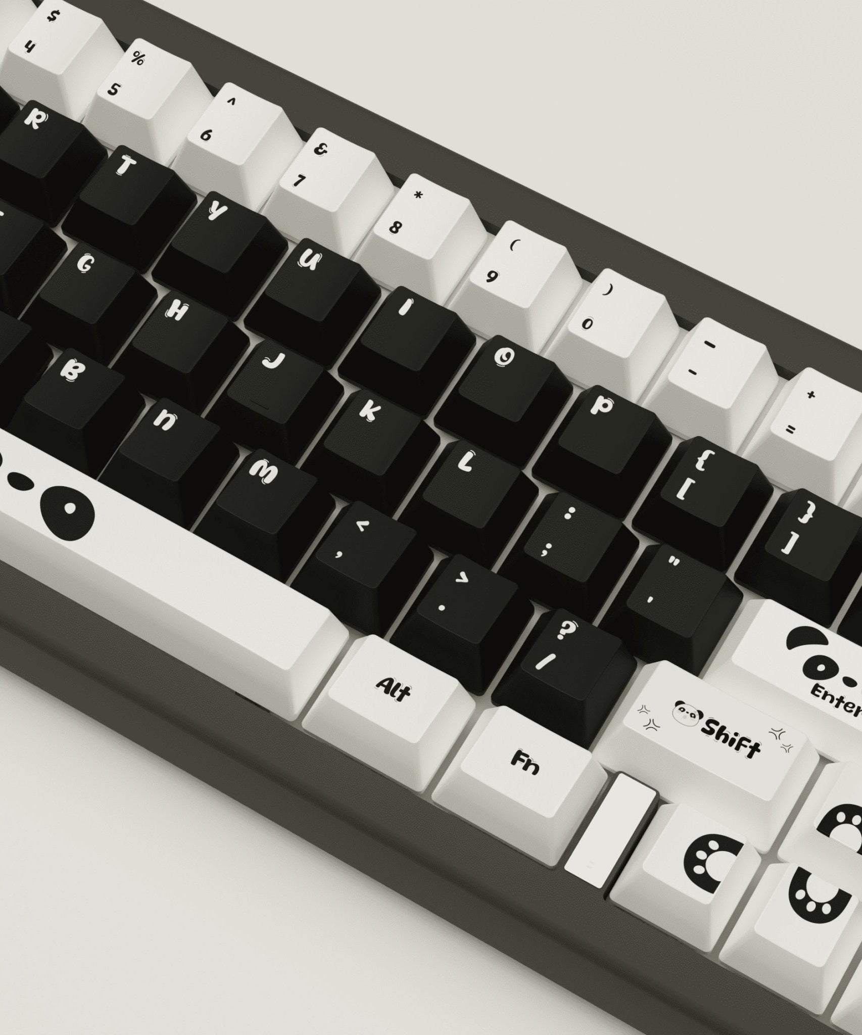 Panda Design Keycaps and Mechanical Keyboard