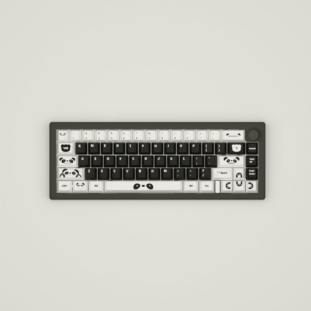 Panda Design Keycaps and Mechanical Keyboard