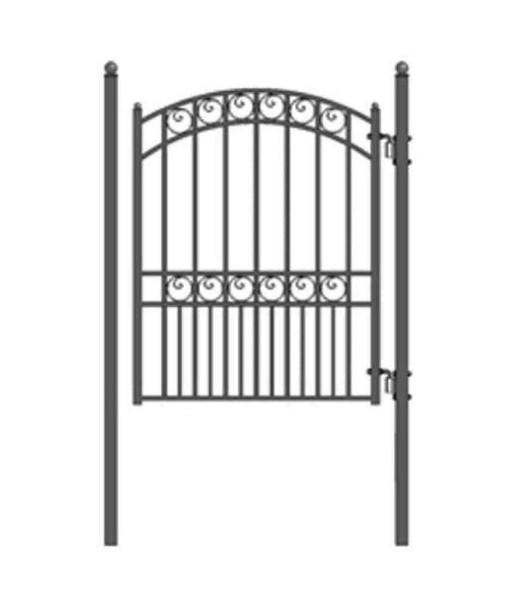 5FT Schwerlast Paris pulverbeschichtetes Tor aus verzinktem Stahl (SAK14563)