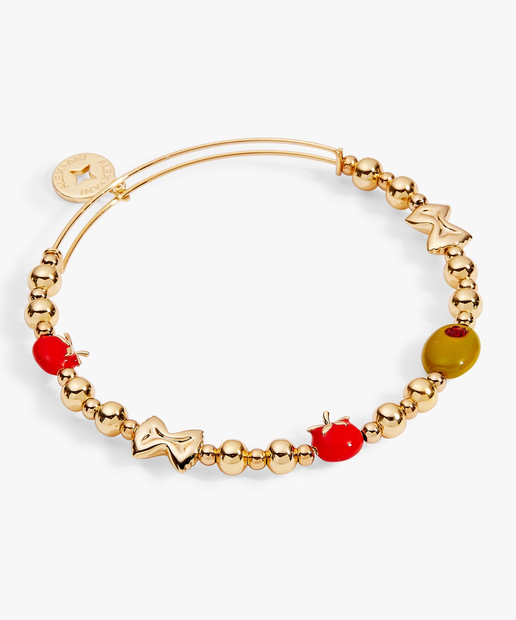 Pasta Girl Beaded Bangle