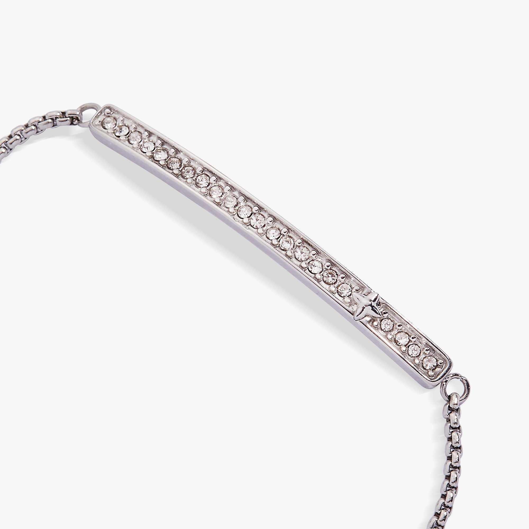 April Everyday Birthstone Pave Bolo Bracelet