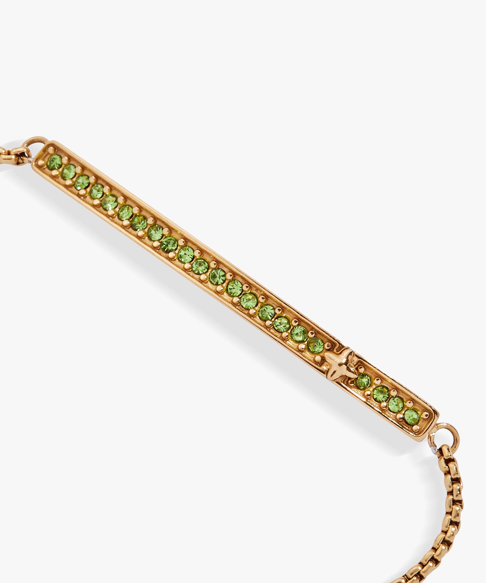 August Everyday Birthstone Pave Bolo Bracelet