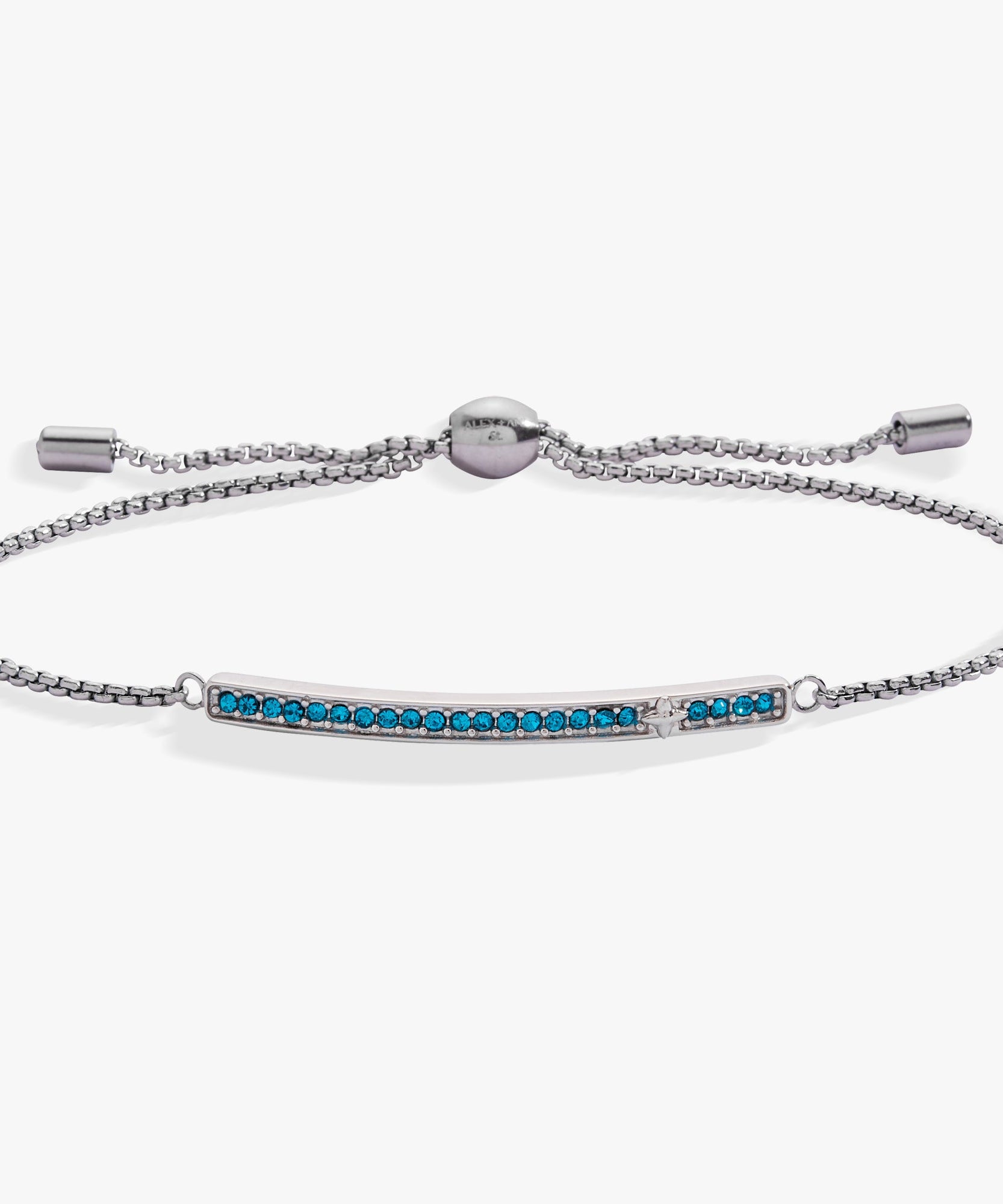 December Everyday Birthstone Pave Bolo Bracelet