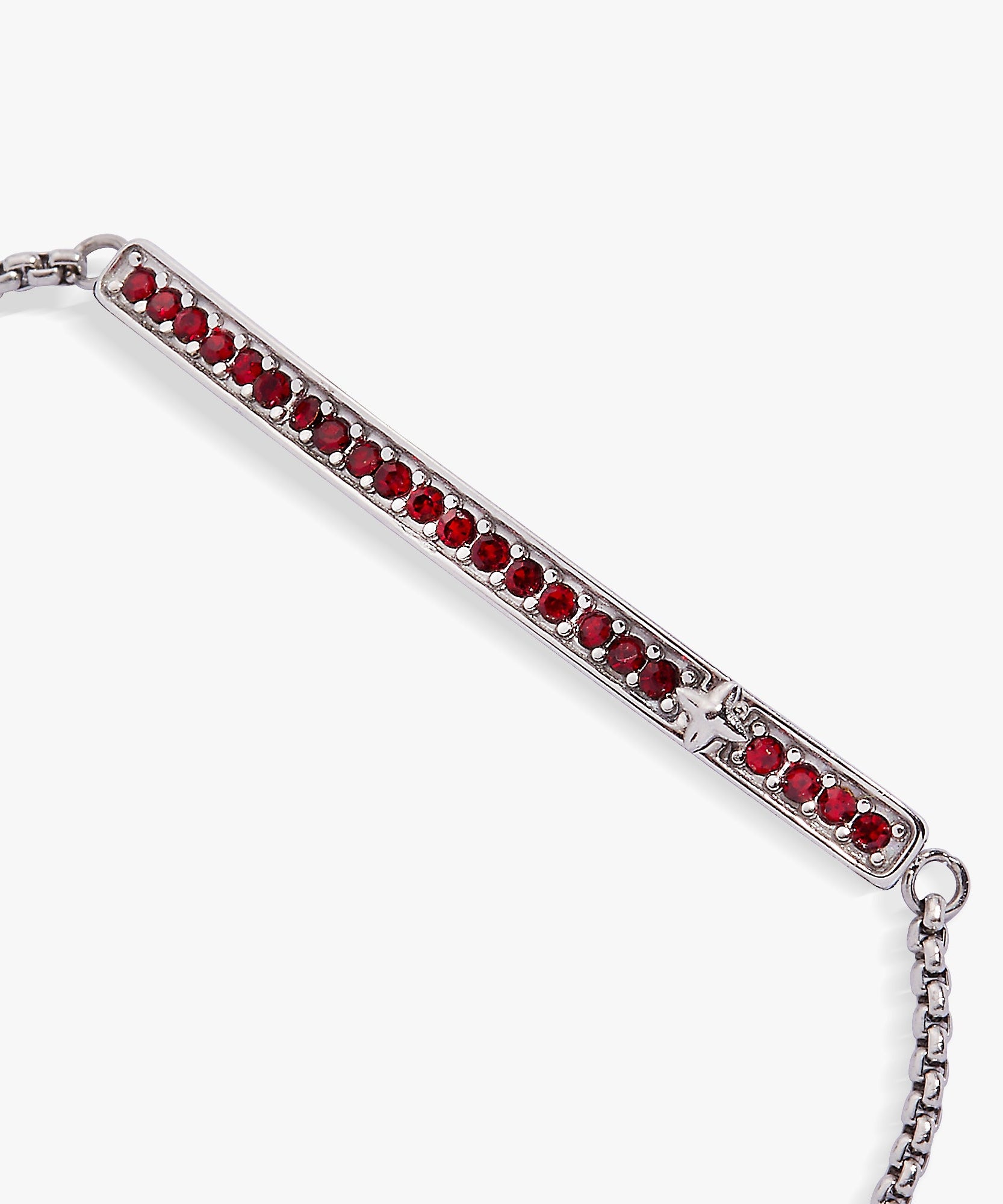 January Everyday Birthstone Pave Bolo Bracelet