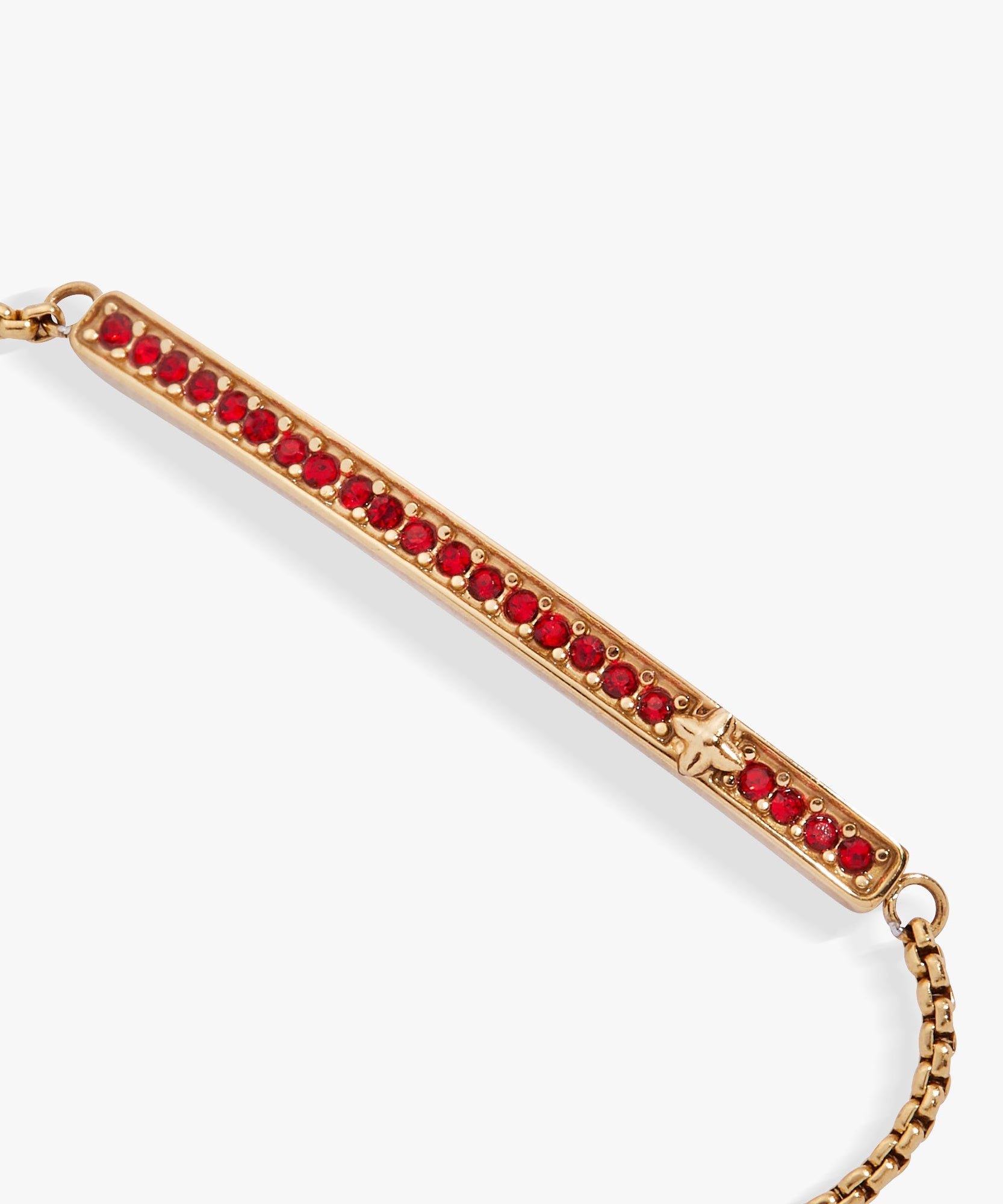 July Everyday Birthstone Pave Bolo Bracelet
