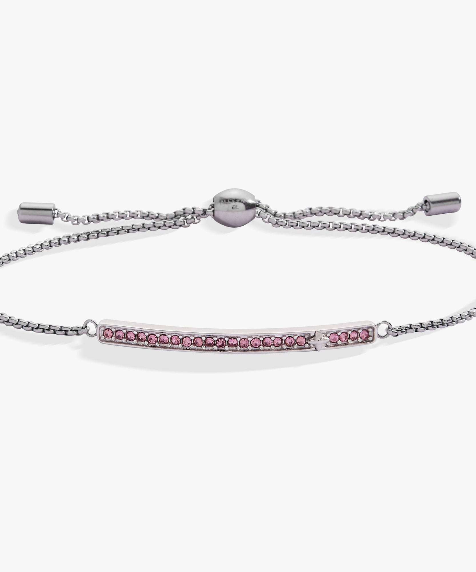 June Everyday Birthstone Pave Bolo Bracelet