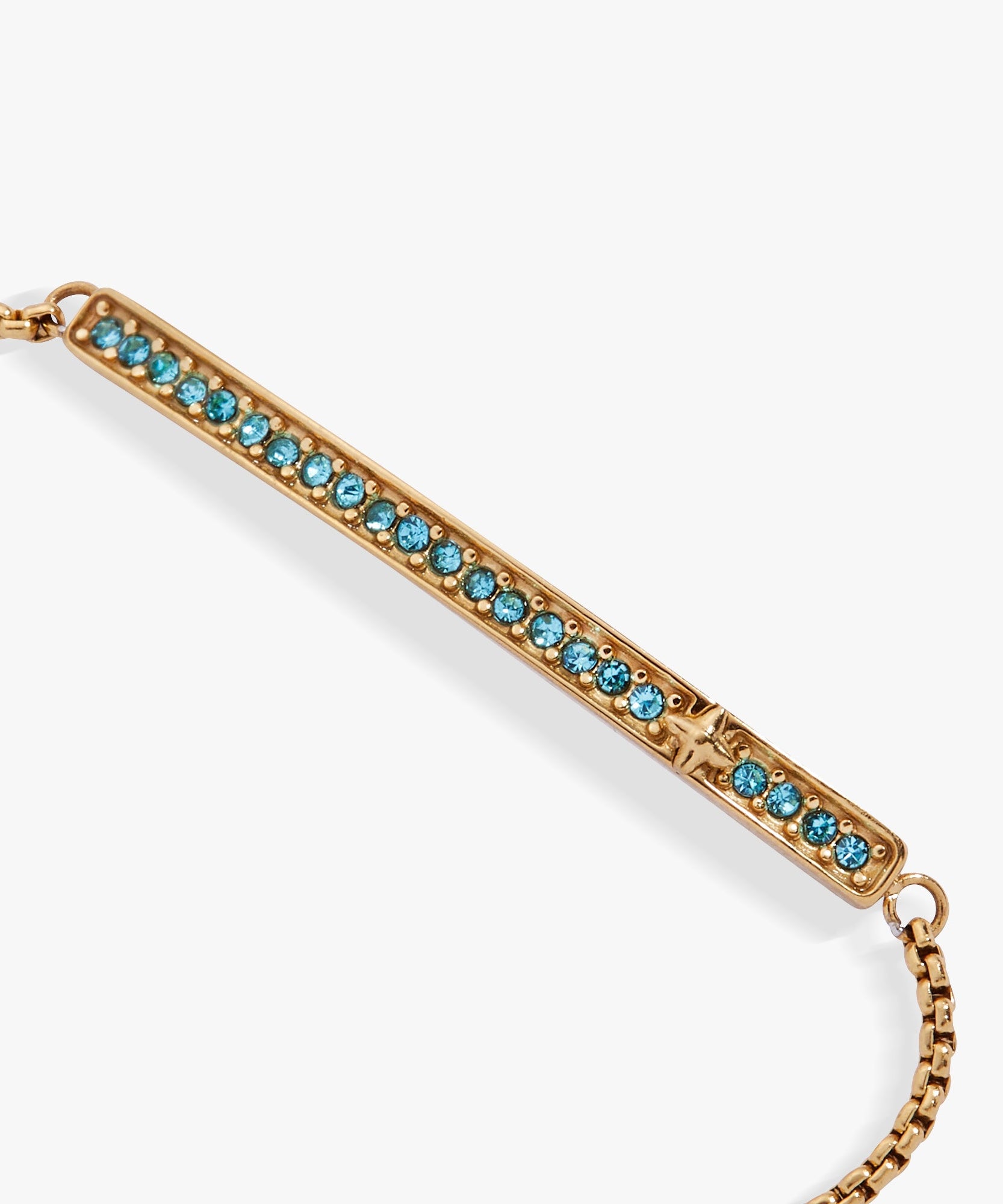 March Everyday Birthstone Pave Bolo Bracelet