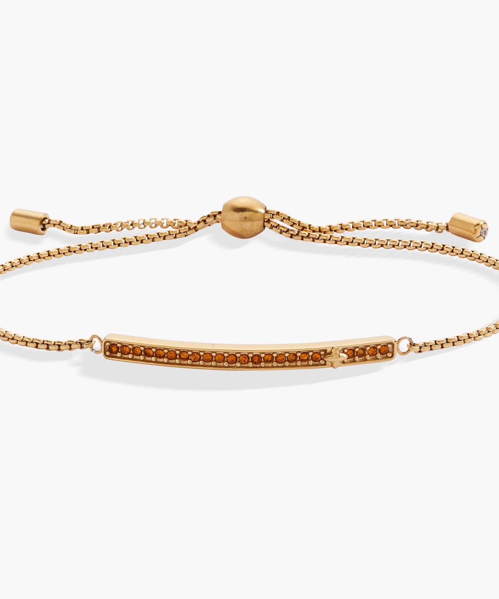 November Everyday Birthstone Pave Bolo Bracelet