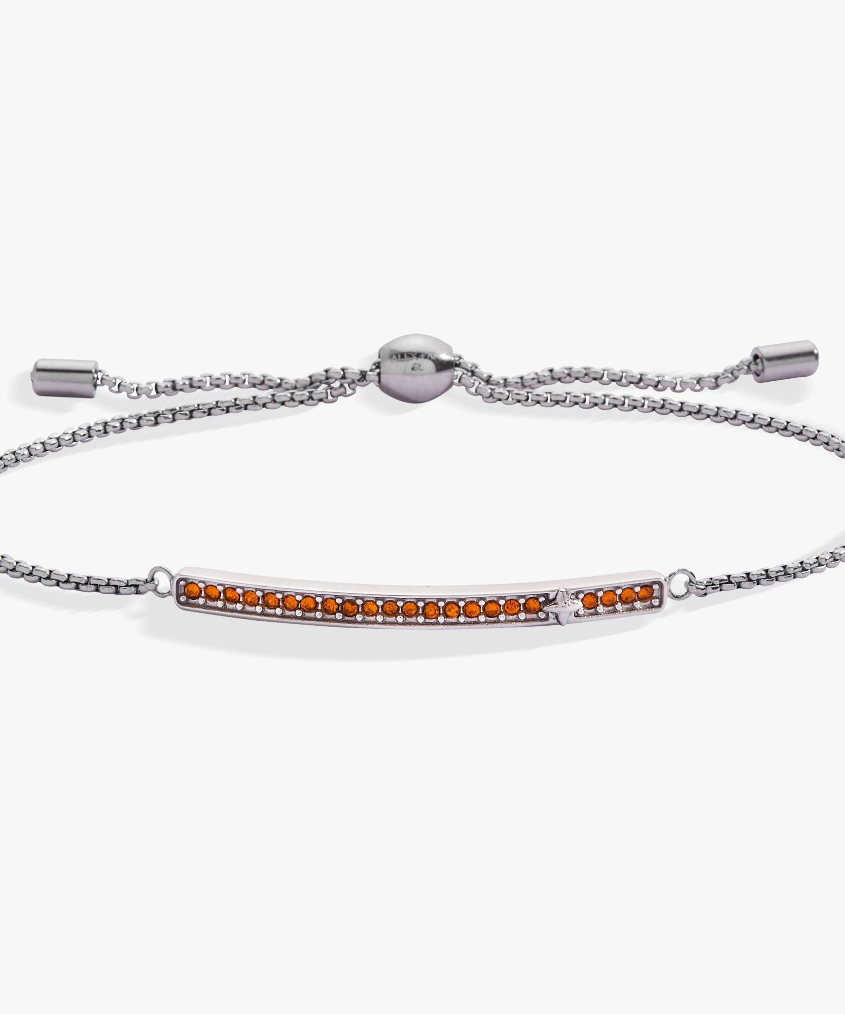 November Everyday Birthstone Pave Bolo Bracelet