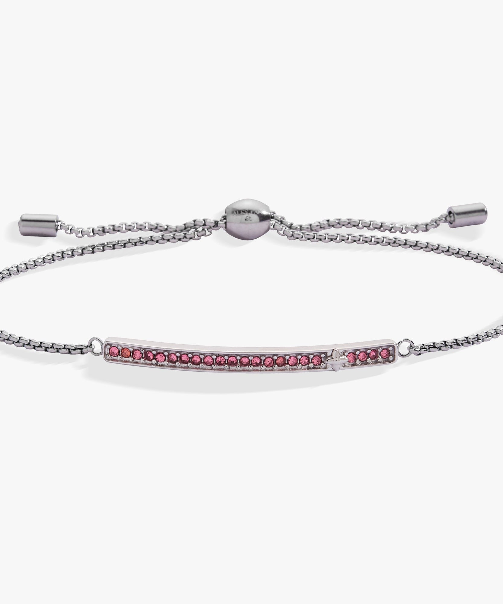 October Everyday Birthstone Pave Bolo Bracelet