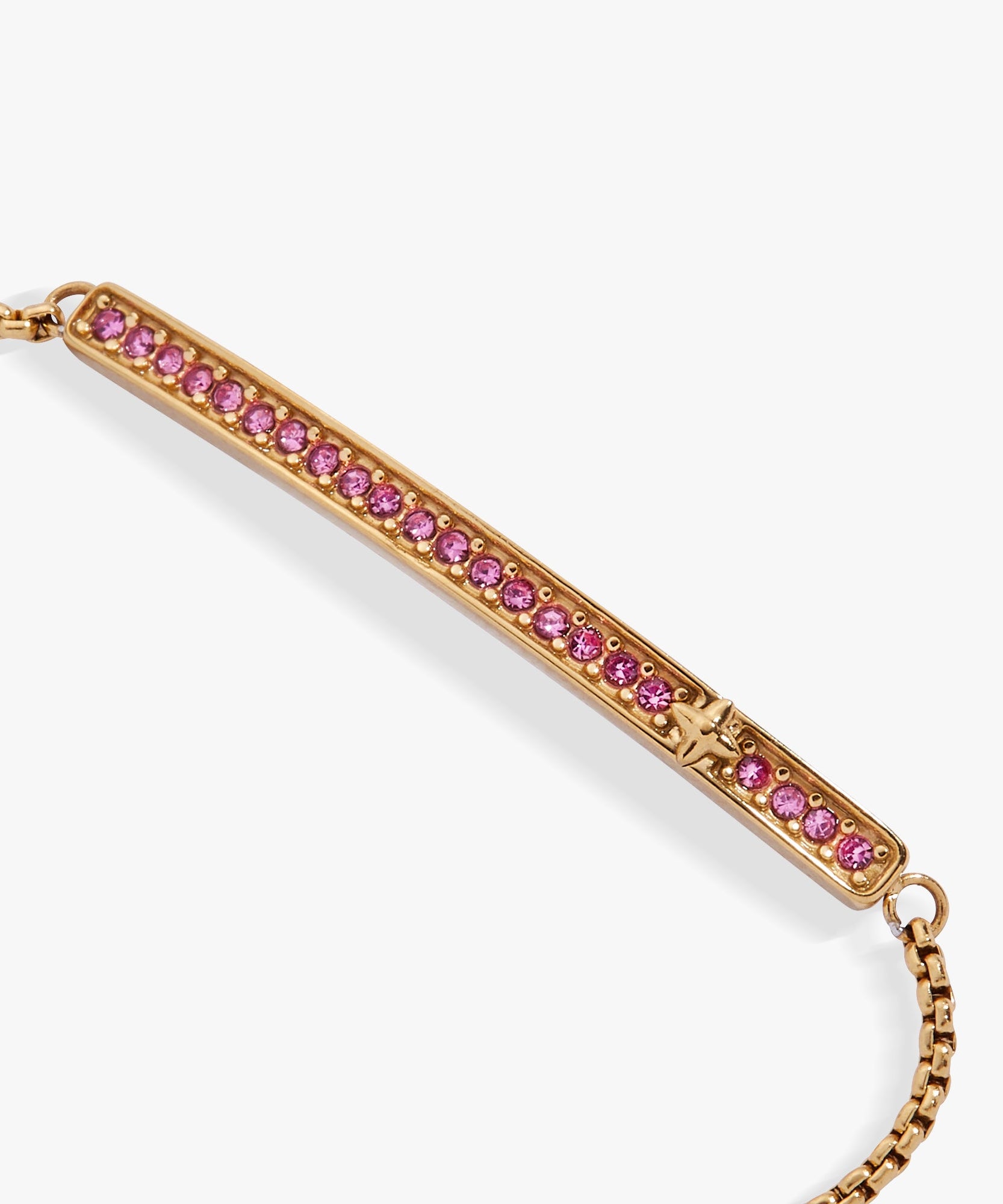 October Everyday Birthstone Pave Bolo Bracelet