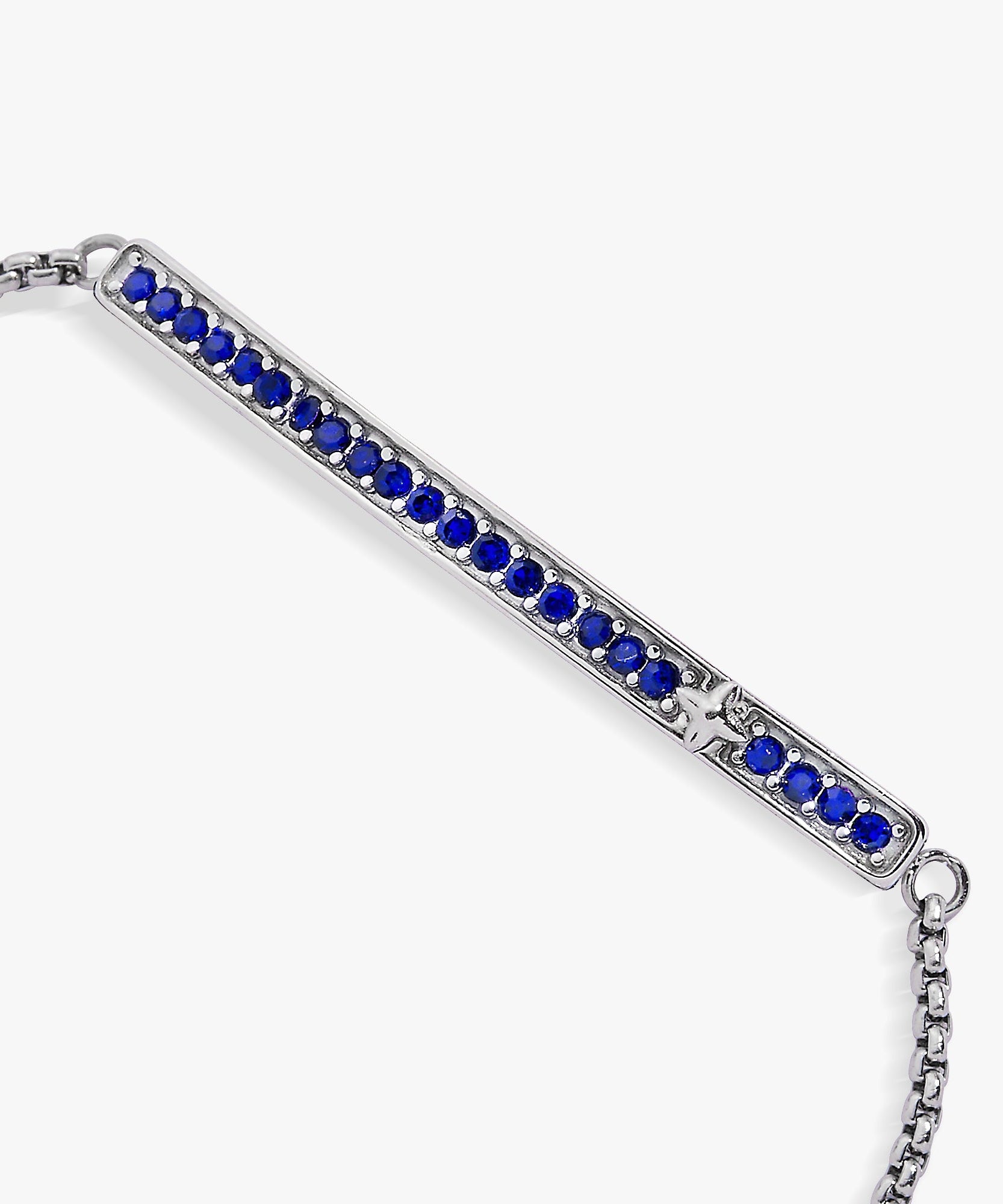 September Everyday Birthstone Pave Bolo Bracelet