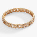 Pave Curb Chain Stretch Bracelet