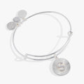 Initial S Pave Starburst Texture Bangle