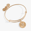 Initial Y Pave Starburst Texture Bangle