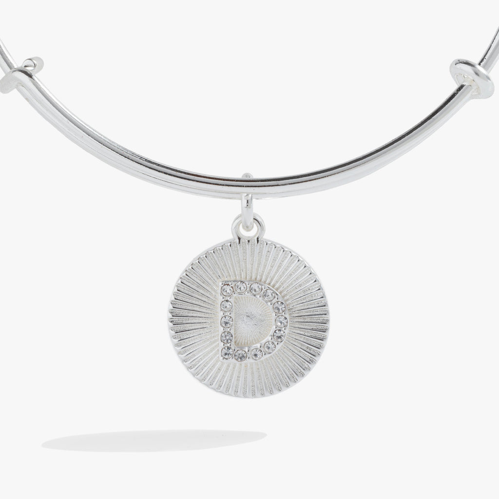Initial D Pave Starburst Texture Bangle