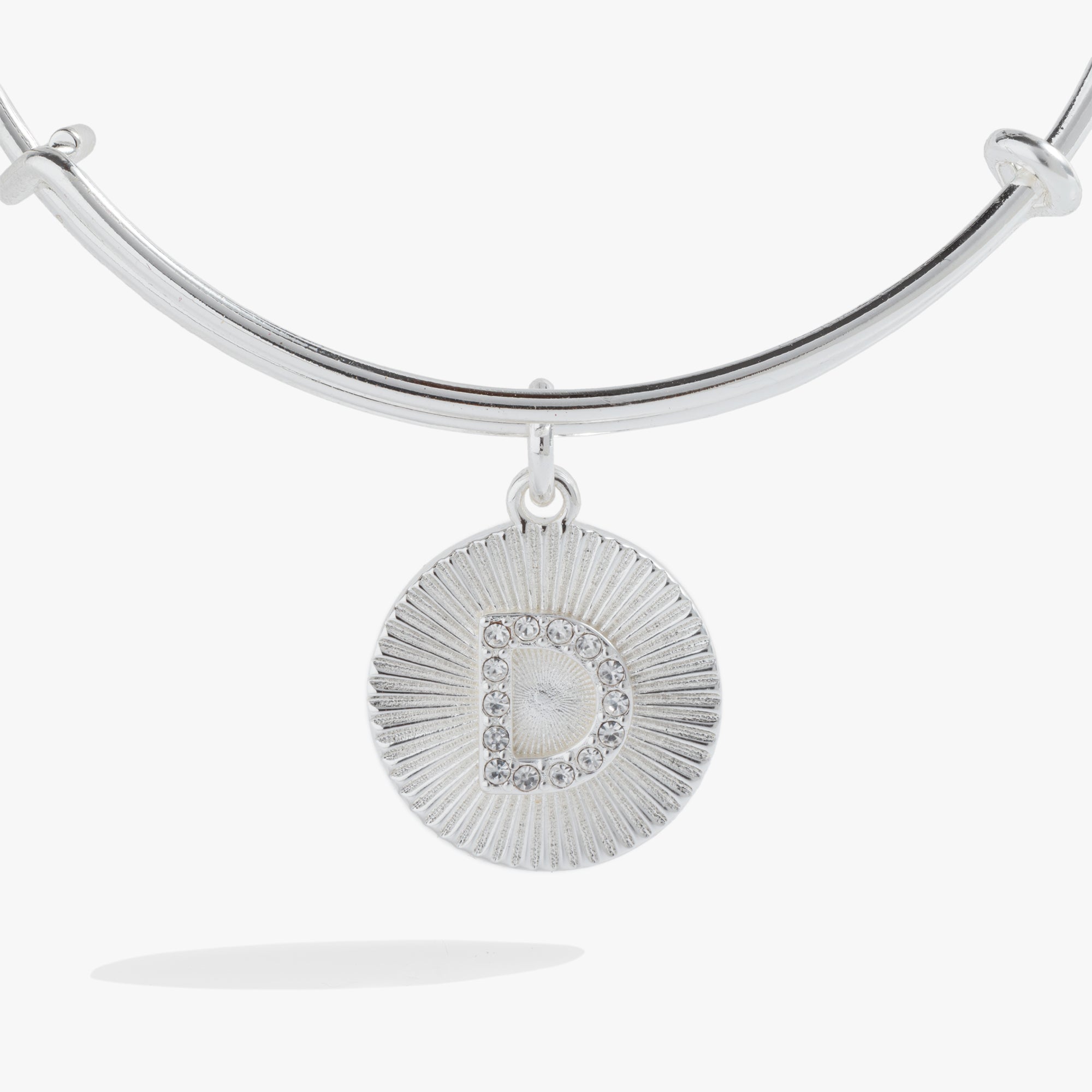 Initial D Pave Starburst Texture Bangle