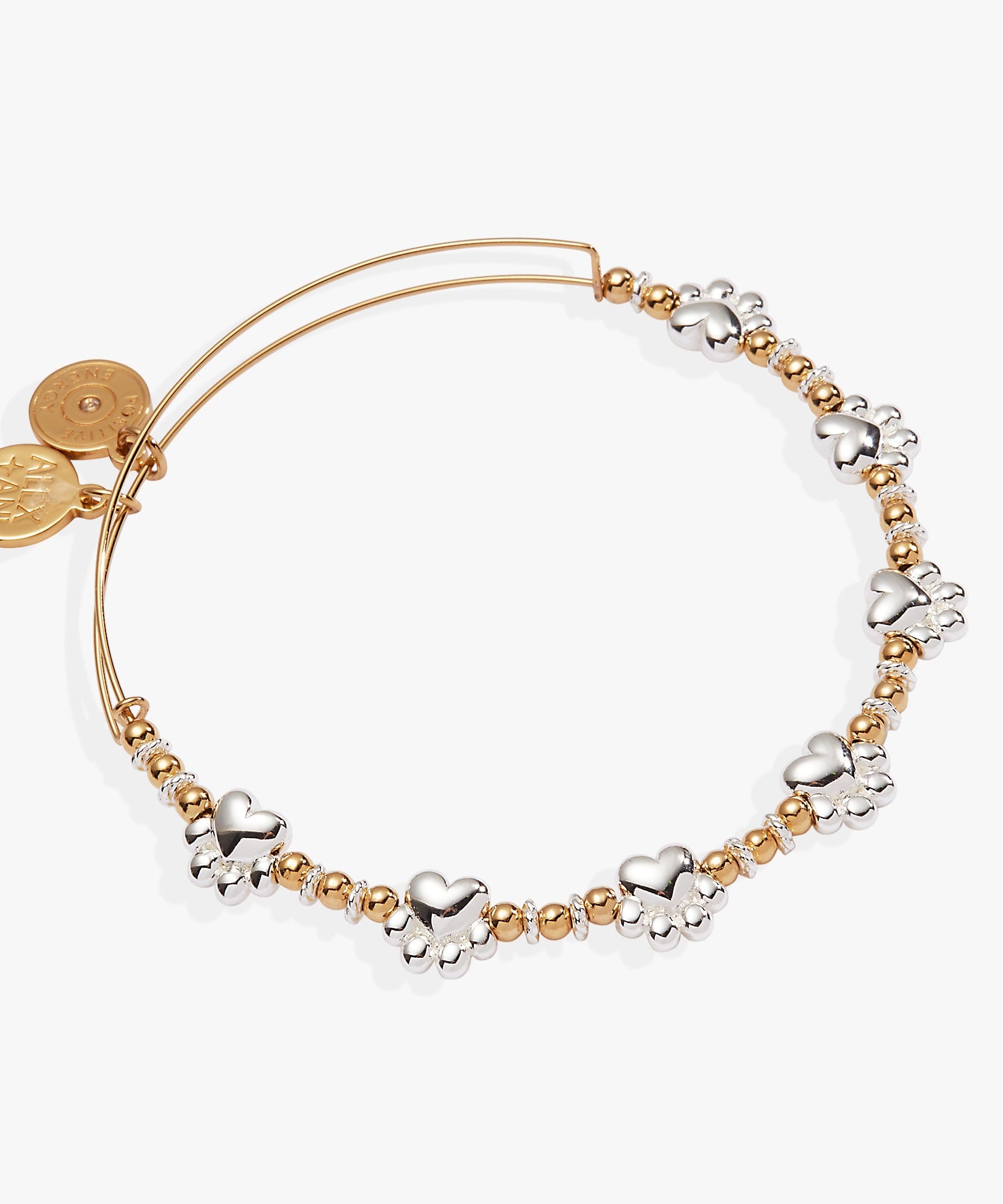 Paw Print Beaded Dog Bangle