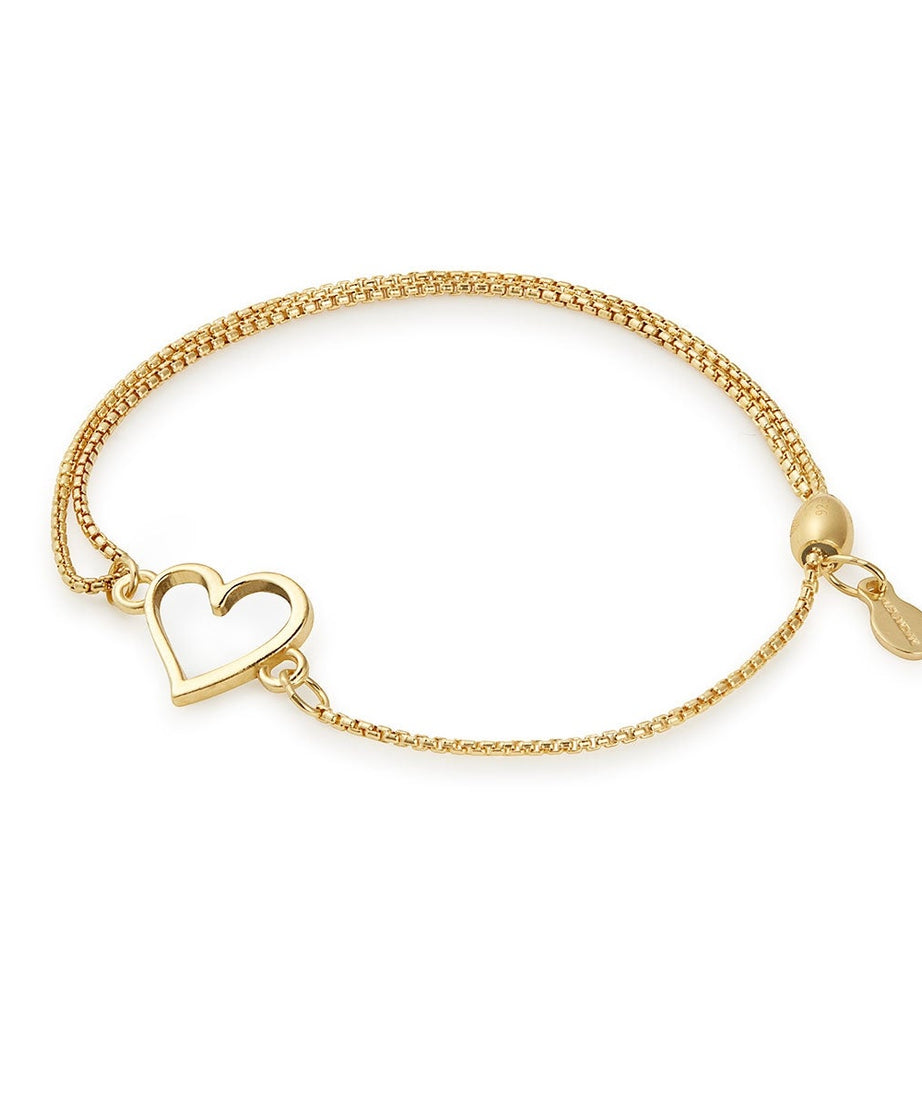 Heart Pull Chain Bracelet