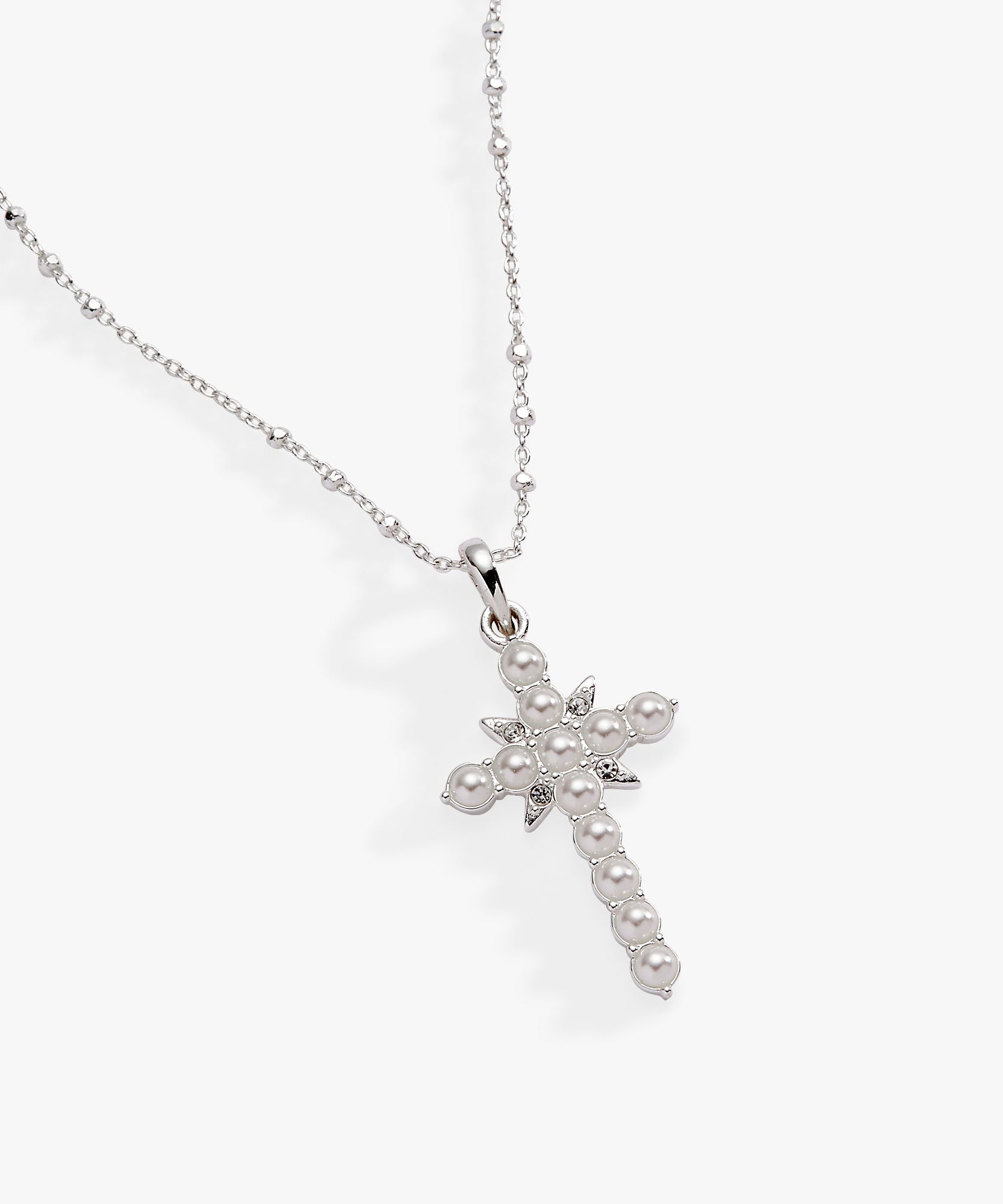 Divine Guides Cross Pendant Necklace