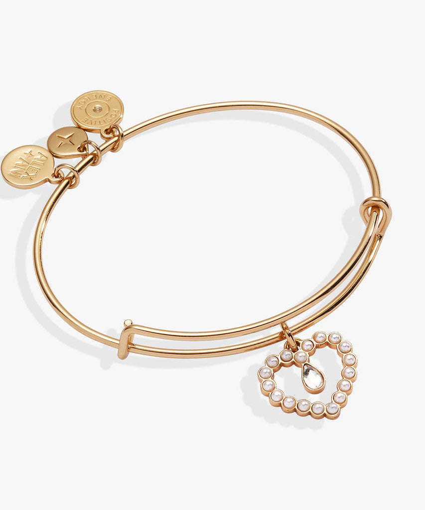 Pearl Heart Bangle