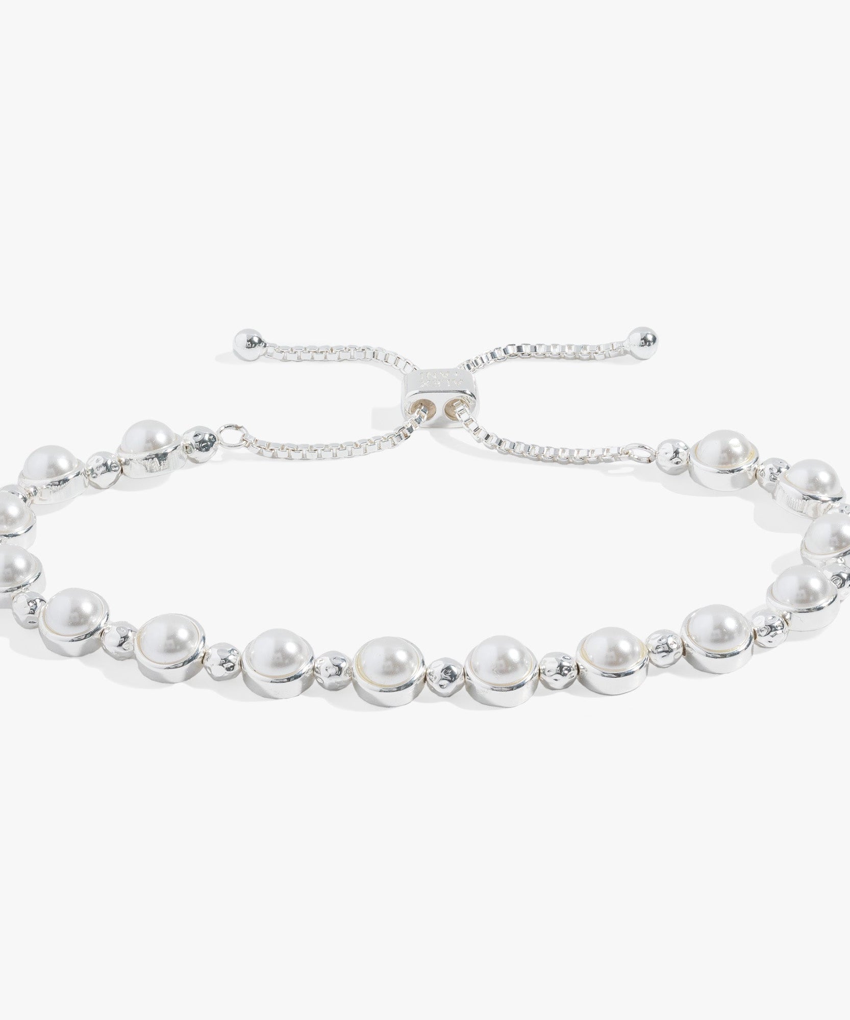 Pearl Bolo Beaded Bracelet