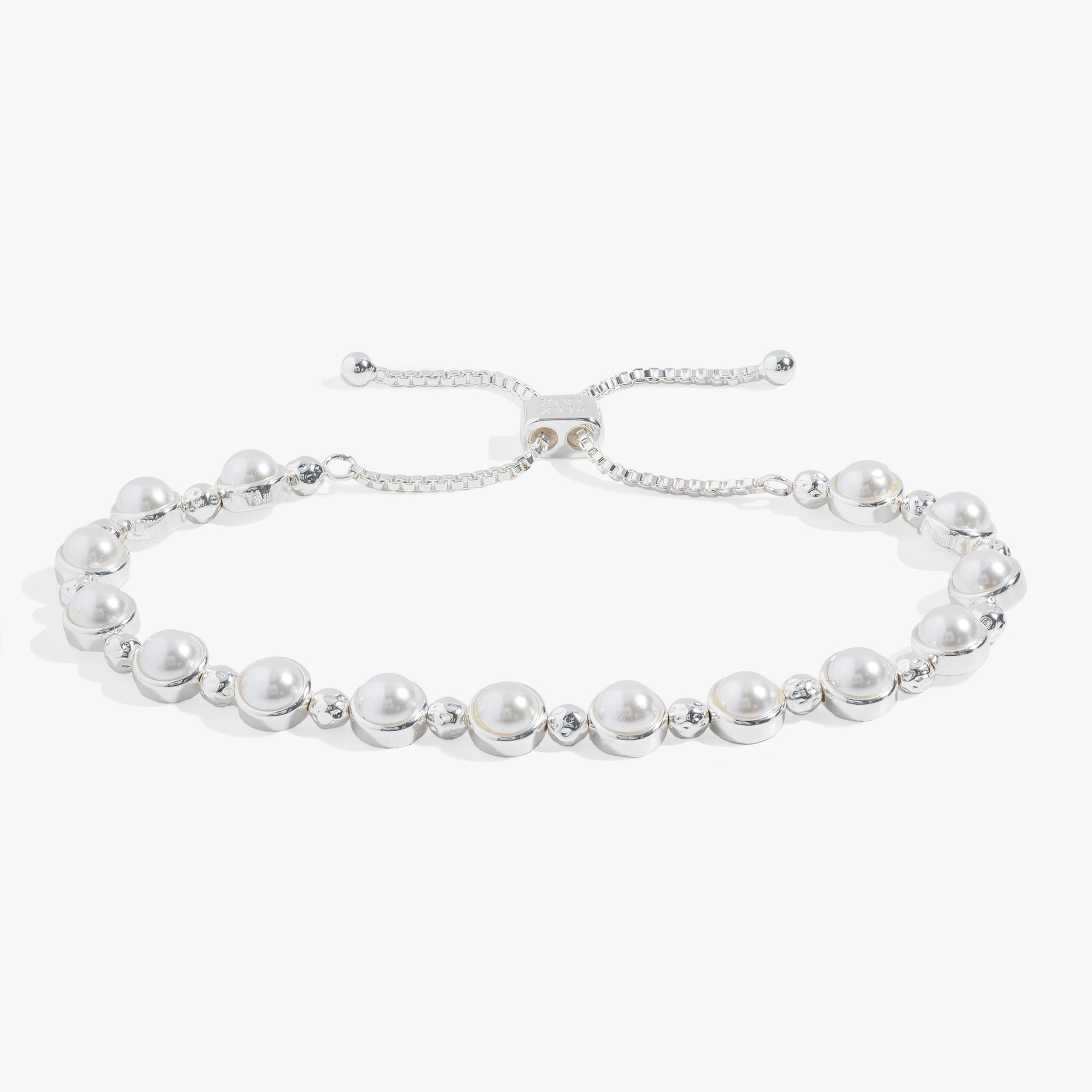 Pearl Bolo Beaded Bracelet