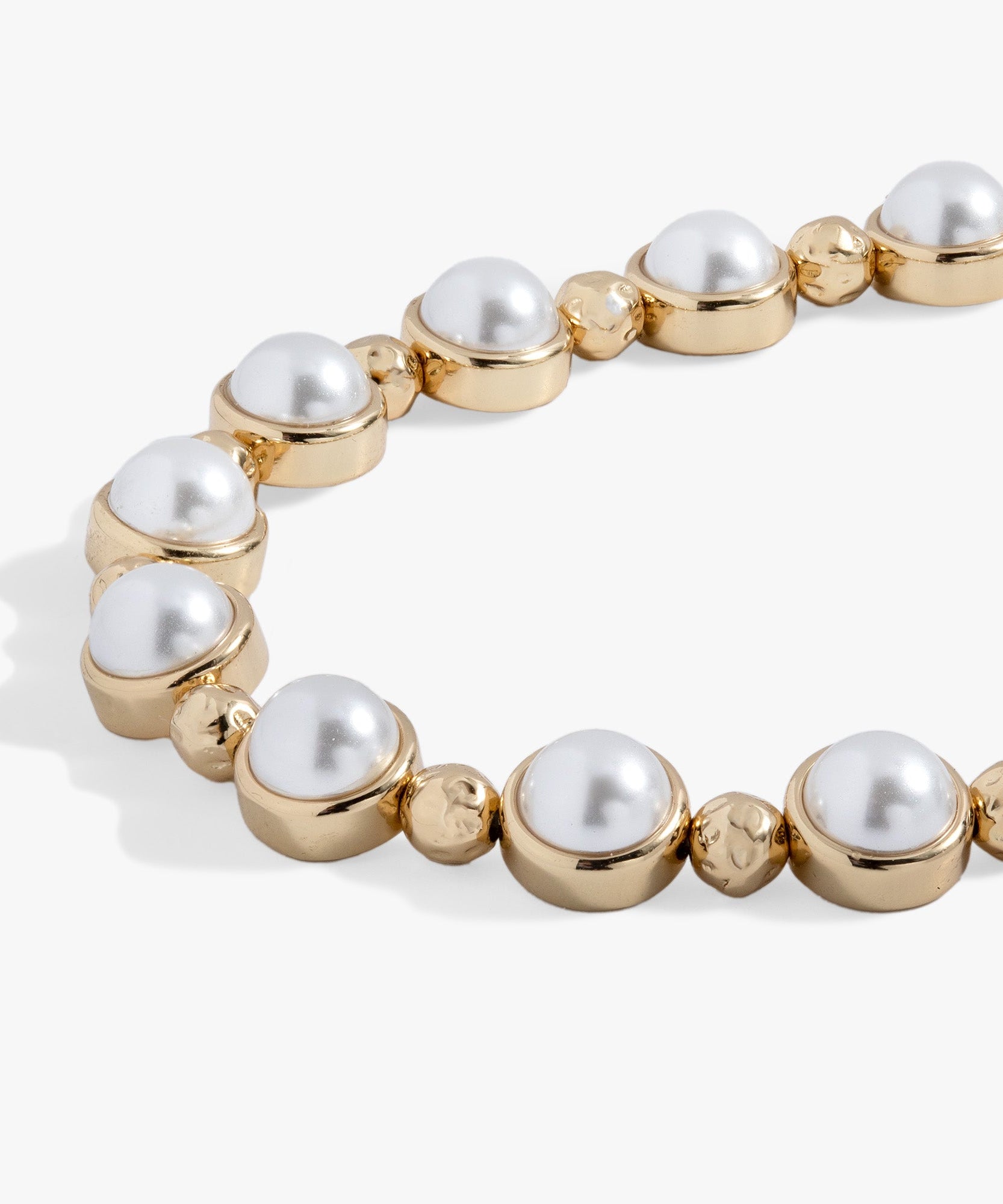 Pearl Bolo Beaded Bracelet